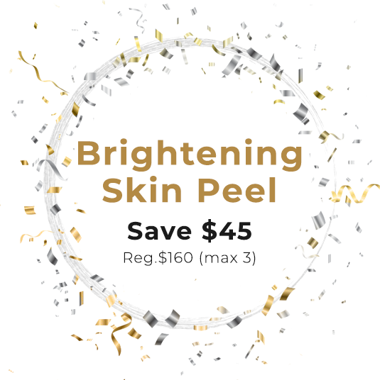brightening skin peel product