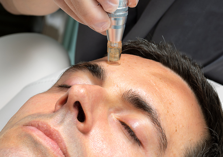 Microneedling services for firmer skin